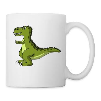 T Rex Dino Dinosaur - Mug - white - Right