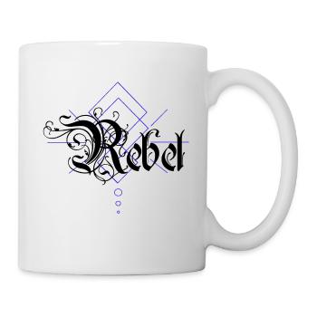 Rebel - Tasse - Weiß - Rechts
