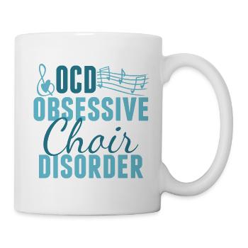 Nette obsessive Chor-Störung - Tasse - Weiß - Rechts