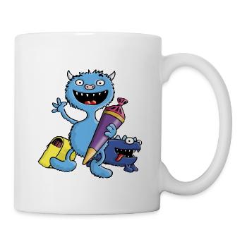 little_school_monster_a_102013 - Mug blanc - blanc - Droite