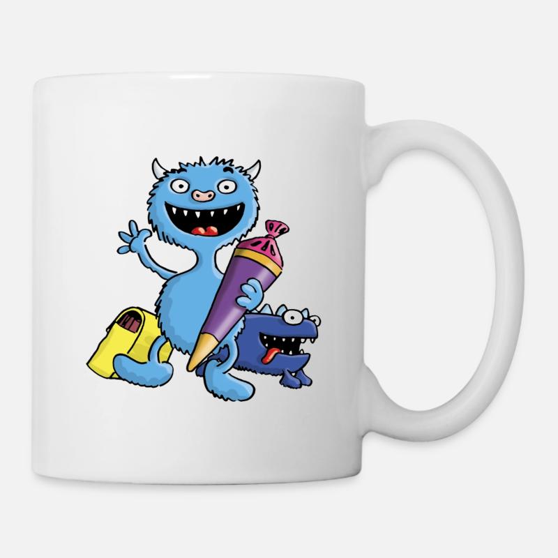 little_school_monster_a_102013 - Tasse - Weiß