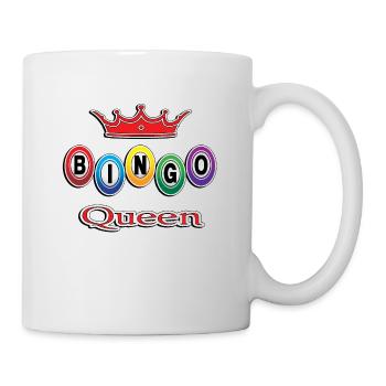 bingo queen bingo queen t-shirt - Mug - white - Right