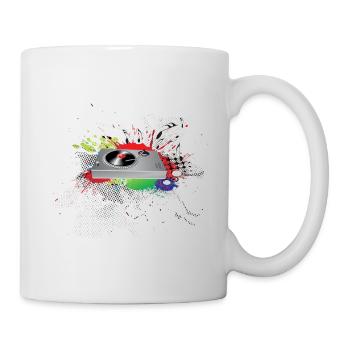 turn table music band 5 F - Mug - white - Right