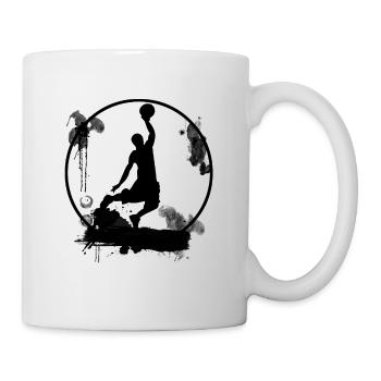 Basketball Love Love Black - Mug - white - Right