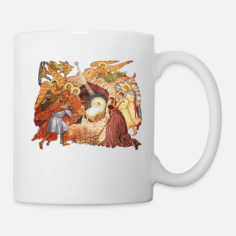 La naissance de Jésus - Mug blanc - blanc