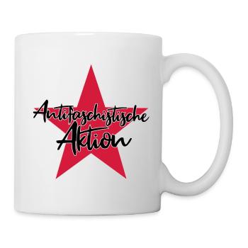 Antifaschistische Aktion - Tasse - Weiß - Rechts