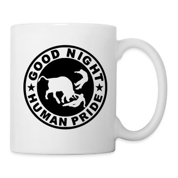 Good Night Human Pride (GNHP) - Tasse - Weiß - Rechts