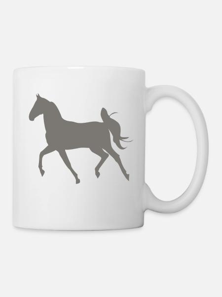 horse - Mug - white