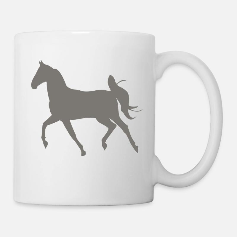 horse - Mug - white