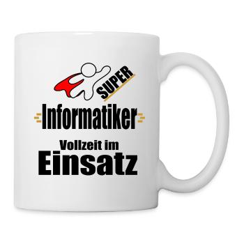 Informatiker Informatik Computer Technik - Tasse - Weiß - Rechts