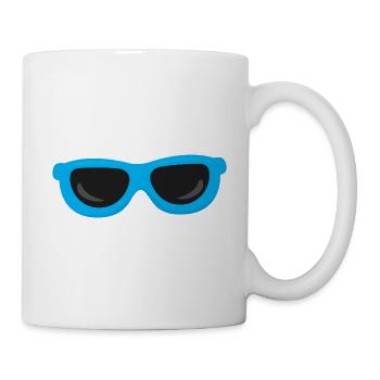 lunettes de soleil - Mug blanc - blanc - Droite