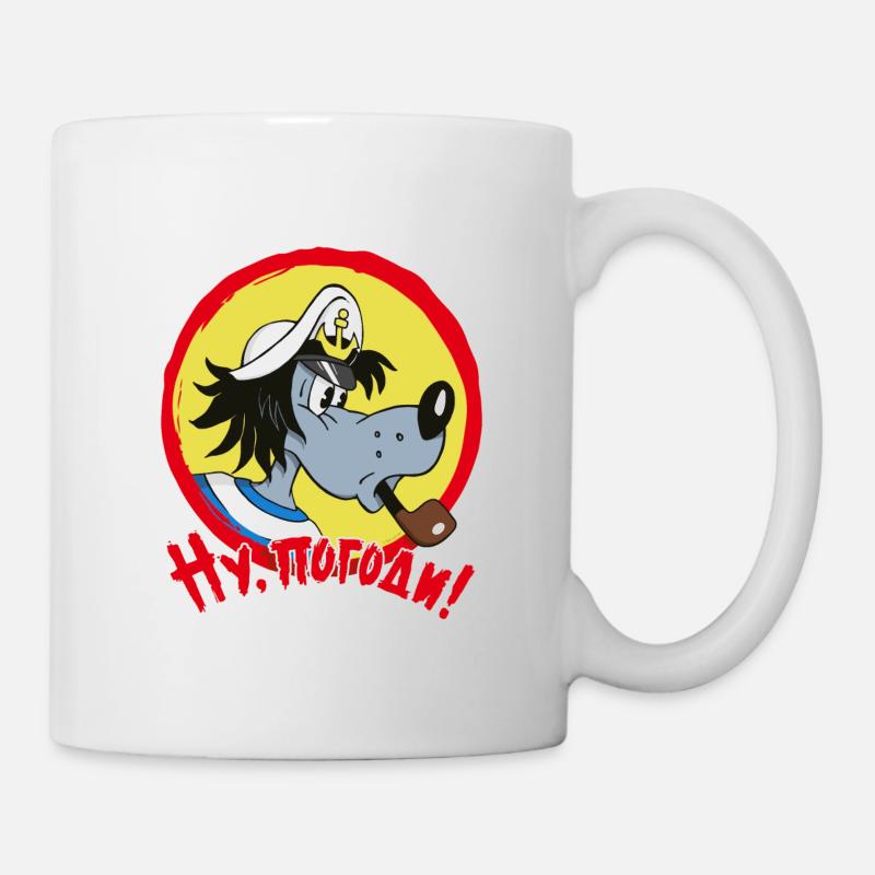 Wolf Ну, погоди! Hase und Wolf Nu pogodi - Tasse - Weiß