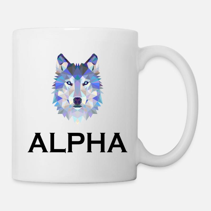 Alpha Wolf Tier - Tasse - Weiß