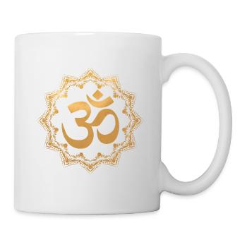 Golden om sign - Mug - white - Right