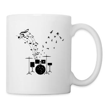Drums Drums Drummer Drum Gift - Mug blanc - blanc - Droite