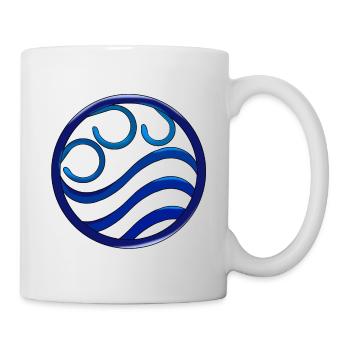 eau - Mug blanc - blanc - Droite