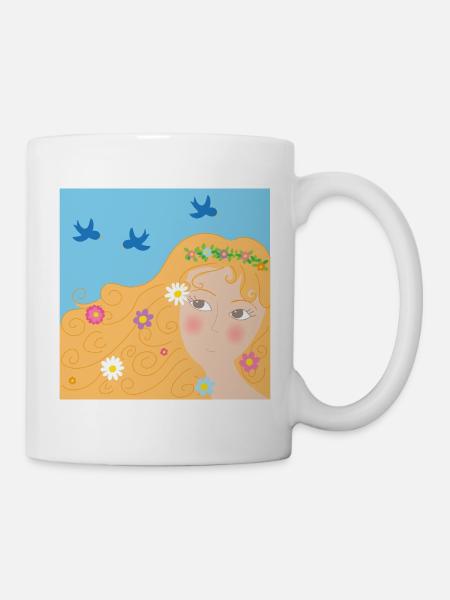 Source - Mug blanc - blanc