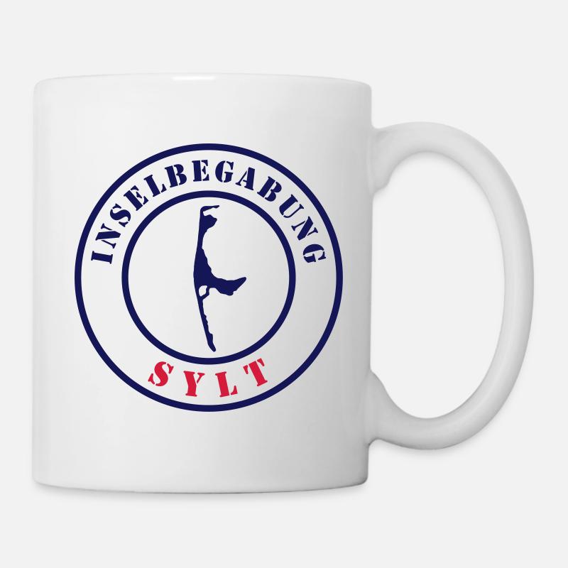 inselbegabung sylt - Tasse - Weiß