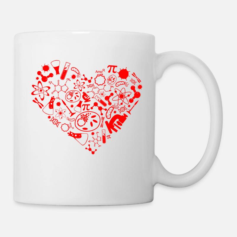 Science heart - Mug blanc - blanc