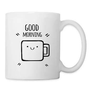 Good morning coffee, good morning coffee - Mug - white - Right