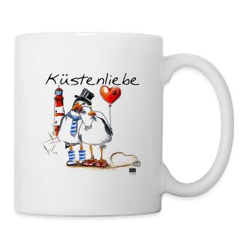 Kuestenliebe - Tasse - Weiß - Rechts