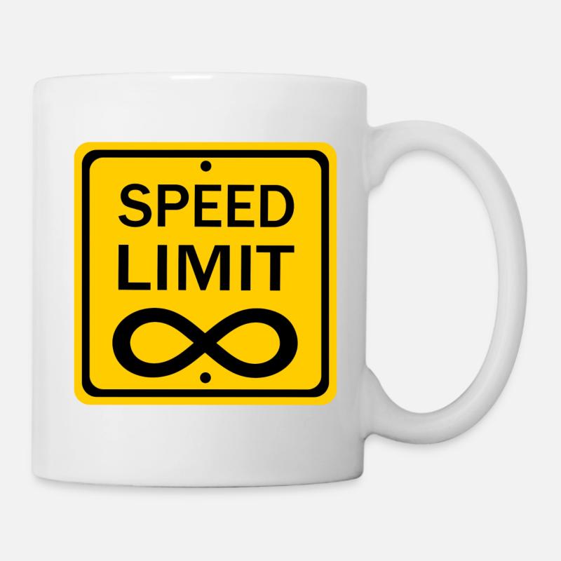 Speed Limit - Tasse - Weiß