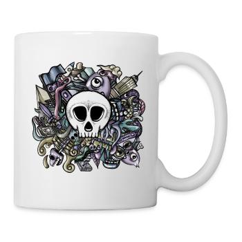 Doodle Skull - Mug - white - Right
