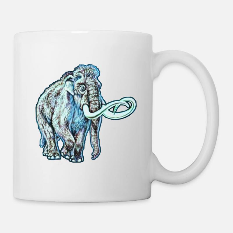 Mammut - Tasse - Weiß