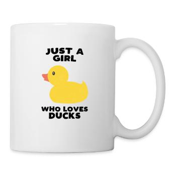 Simply A Girl Duck Duck Yellow Bread Gift - Mug - white - Right