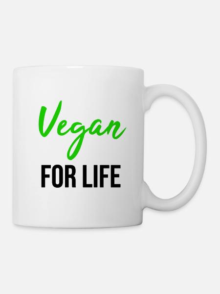 Vegan TShirt Vegan Vegan Environmental Gift - Mug - white