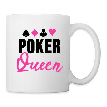Poker Shirt Poker PokerFace Ass Casino Gift - Mug - white - Right