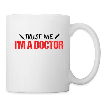 Doctor shirt doctors doctor student emergency doctor gift - Mug - white - Right