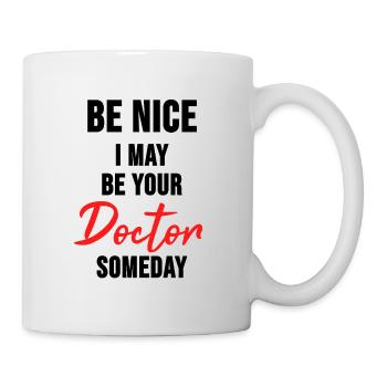 Doctor shirt doctors doctor student emergency doctor gift - Mug - white - Right