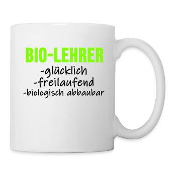 Biologist TShirt Biology Student Biochemistry Gift - Mug - white - Right