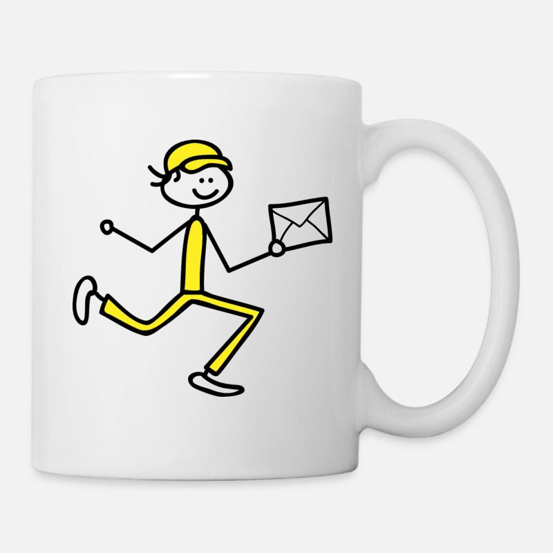 Briefträger - Tasse - Weiß