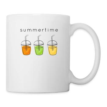 été - Mug blanc - blanc - Droite