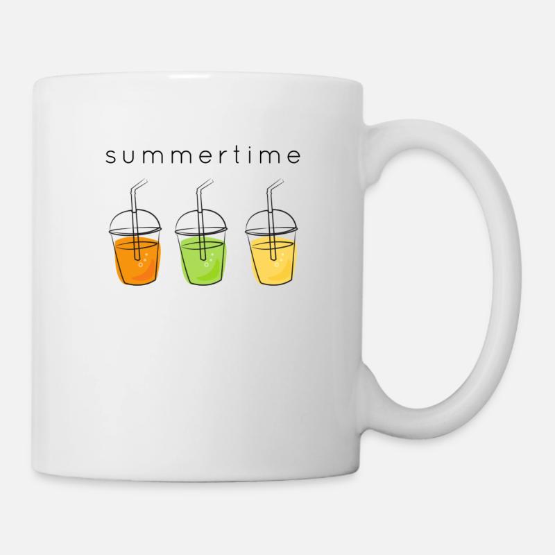 été - Mug blanc - blanc