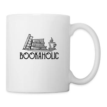 0287 books | Bookaholic | Reader | book - Mug - white - Right