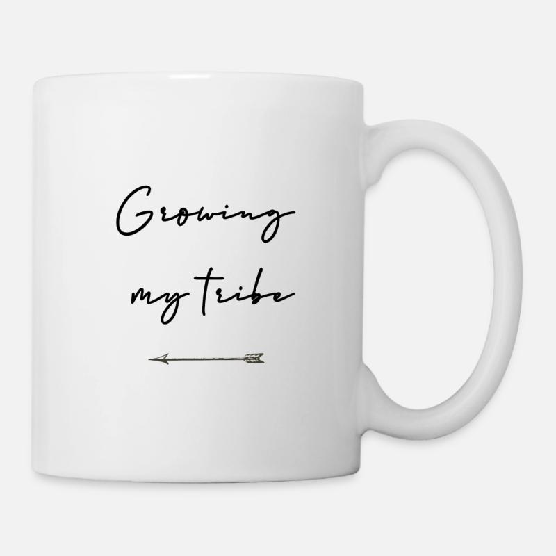 Growing my tribe - Mug blanc - blanc