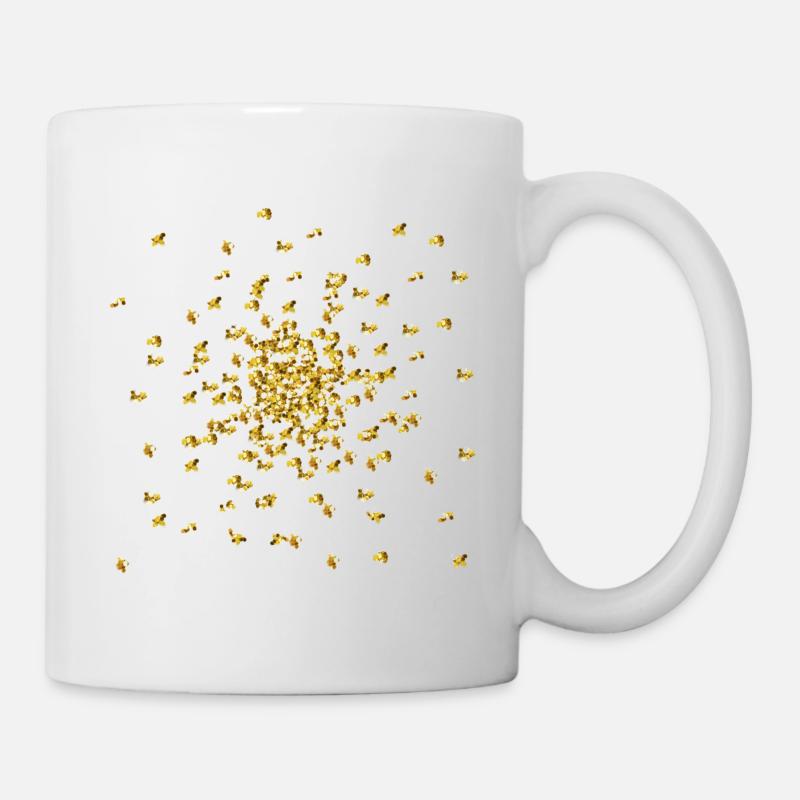 la poussière d'or - Mug blanc - blanc