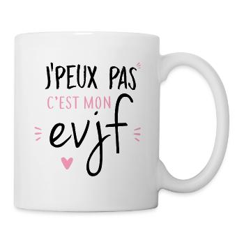 C'est mon EVJF - Mug blanc - blanc - Droite