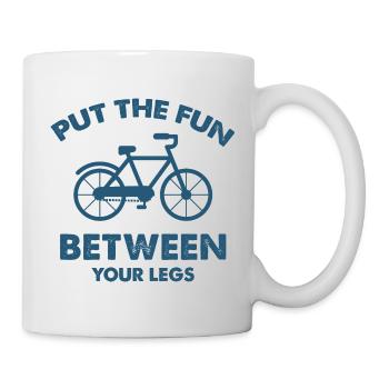 Fun sur le VTT - Mug blanc - blanc - Droite