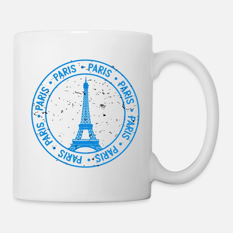 Emblème paris tour eiffel - Mug blanc - blanc