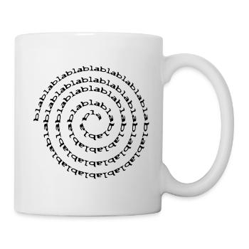 Blablabla - Tasse - Weiß - Rechts