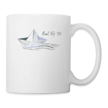 Papierschiff Segler Segelboot - Tasse - Weiß - Rechts