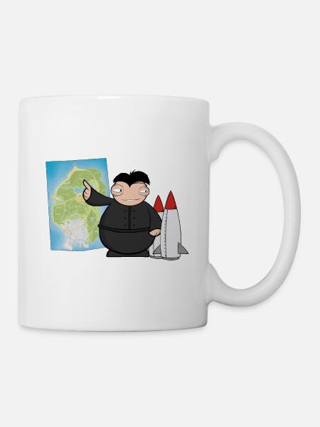 Glücklicher Diktator - Tasse - Weiß