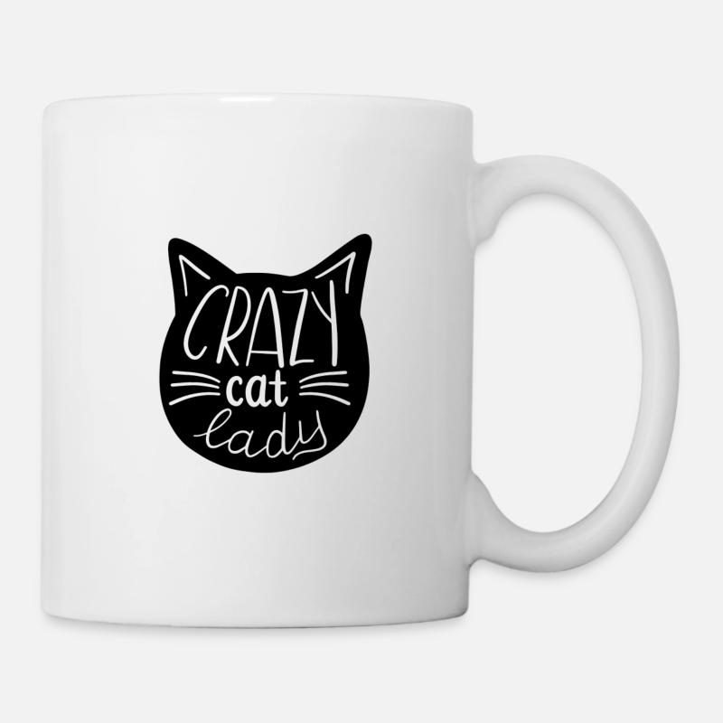 Crazy Cat Lady - cat lady - Mug - white