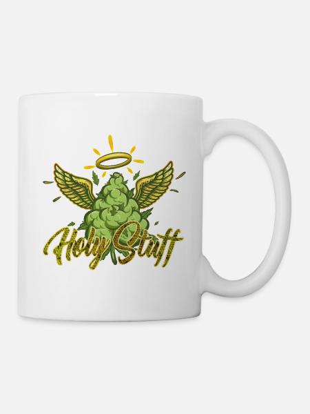 THC Heiliges Zeug - Tasse - Weiß