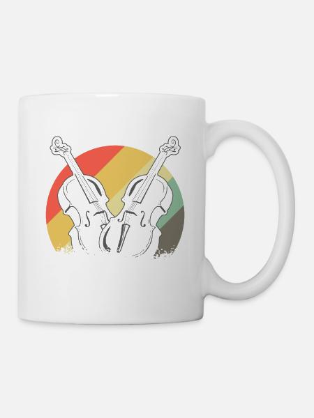 Cello - Tasse - Weiß