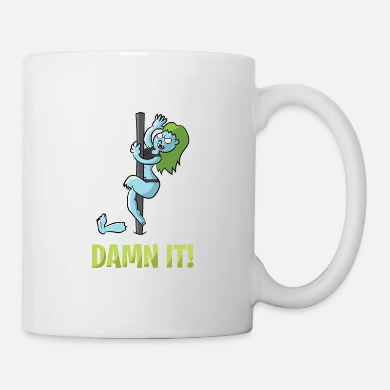 Zombie Pole Dance - Mug - white